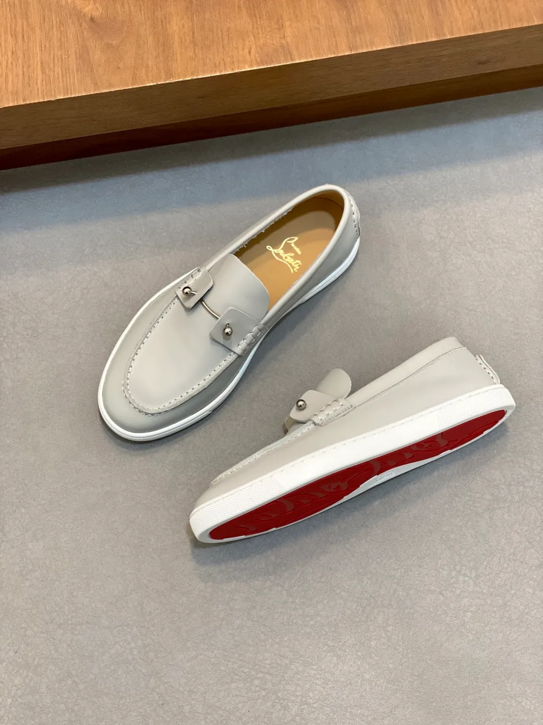 Men's shoes 💰740 christian louboutin (CL red sole shoes) exclusive hot model released 🎈🎈💪Movable latex feet👻Finished outsole line [Deyi] Global supply😝 [Top version]: original imported cowhide upper, top original leather lining, original molded TPU outsole, original 1:1 detail processing, original shoe last, large quantity available from stock, code number: 39-44 (38, 45 customized)